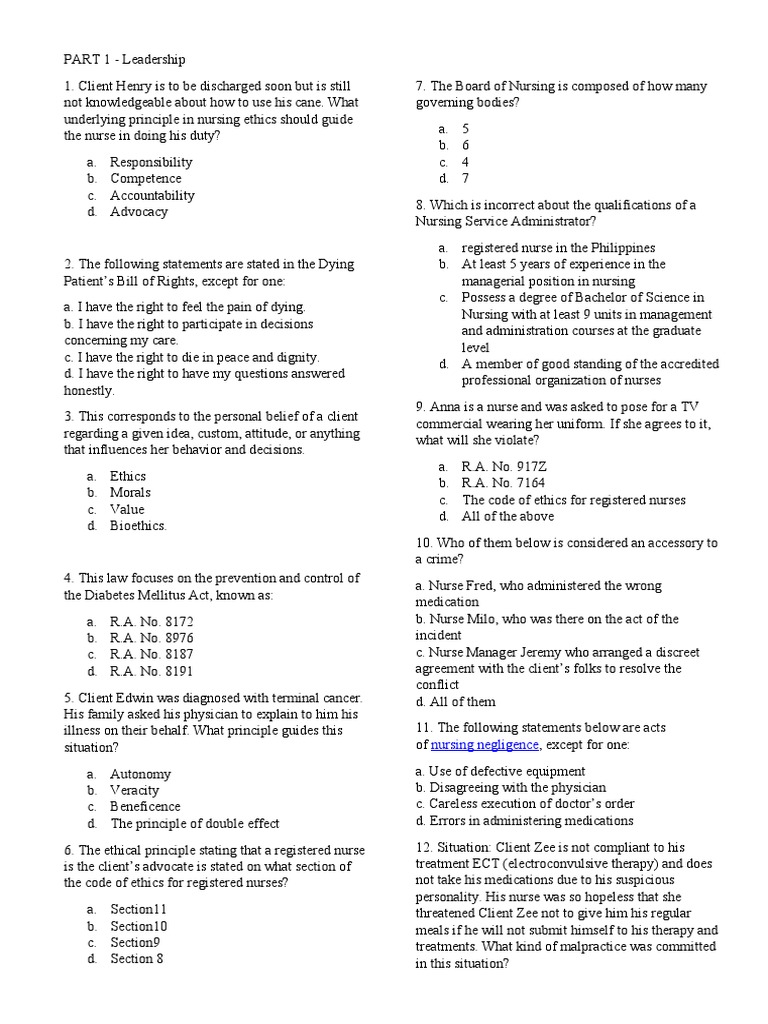 Part 1 Leadership Pdf