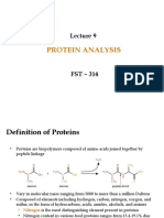 Lecture 9 - Protein Analysis1