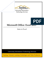 Intro To Excel Booklet Rev
