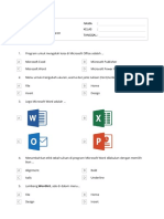 Latihan Soal Microsoft Word 01