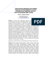 Nealam Callista - 0222058311 - Perlindungan Hukum Terhadap Data Pribadi Dalam Pinjaman Hutang Berbasis Aplikasi