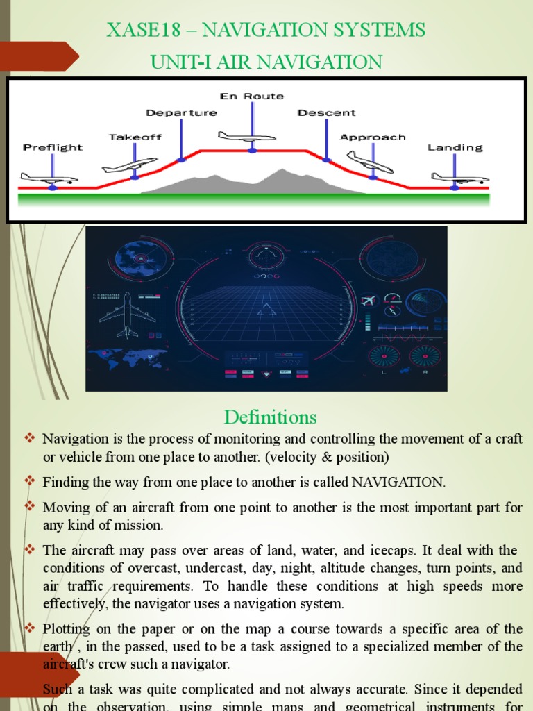 XASE18Navigation System PDF Airspeed Air Traffic Control