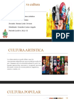 Cultura Artística Vs Cultura Popular