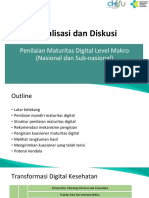 Pengantar Sosialisasi Penilaian Maturitas Digital Level Makro