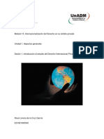 Módulo 15. Internacionalización Del Derecho en Su Ámbito Privado