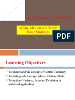 Measures of Central Tendency-IV-1