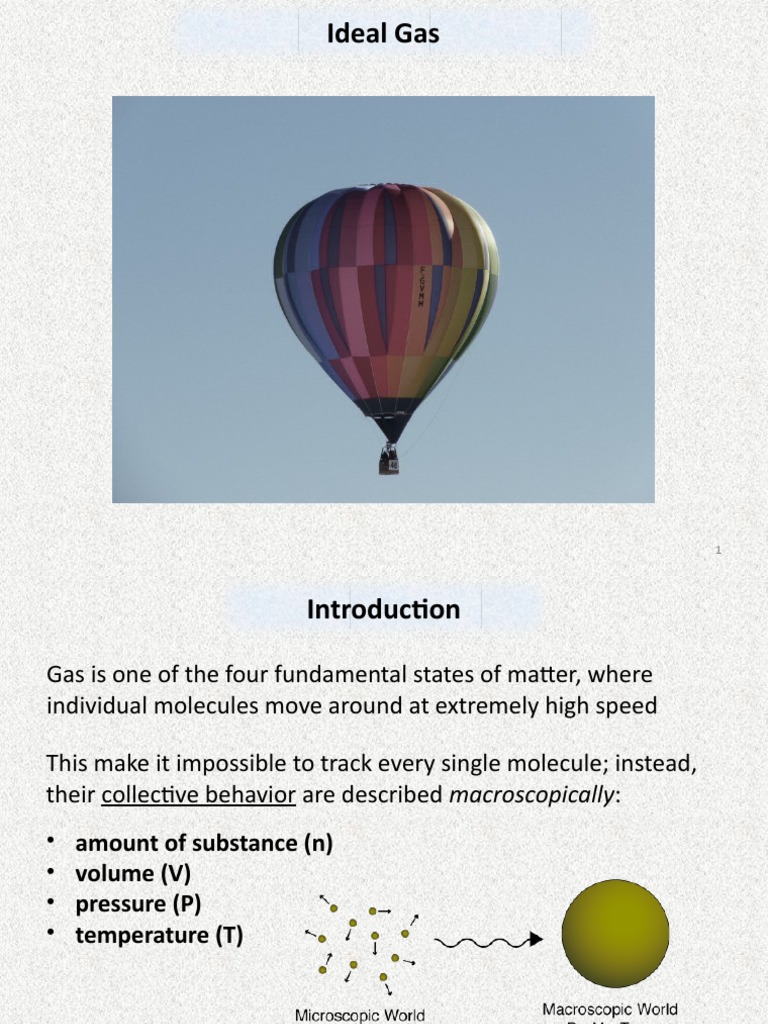 Understanding Ideal Gas Behavior | PDF | Gases | Mole (Unit)