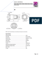 Datasheet 1873719 Tru Components TC gq16 KF 11ejg12va Tamper Proof Pushbutton 48 V DC 2 A 1 X Offon Momentary Green Ip65 1 Pcs