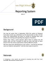 KS3 Reporting System Launch
