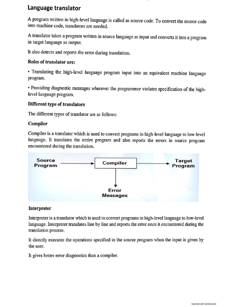 Compiler Handwritten Notes 2019-20 | PDF