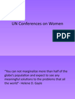 UN Conferences On Women