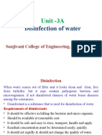 UNIT 3 A Disinfection and Water Distribution System