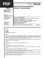 ABNT NBR 6028 2003 (Resumo)