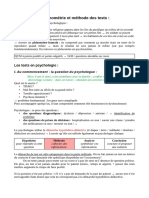 Psychométrie Et Méthode Des Tests:: Les Tests en Psychologie