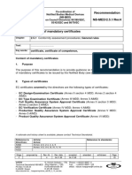 NB-MED - 2.5.1 - Rec - 4-2010 Content of Mandatory Certificates