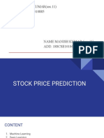 Stock Price Prediction