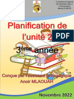 Planification de L'unité 2 3ème Année .