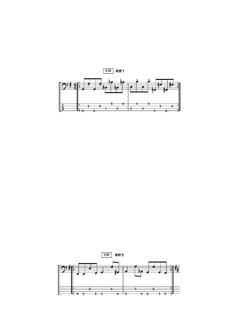 Bass Exercise | PDF