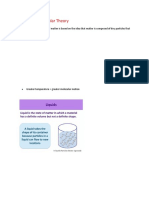 Kinetic Molecular Theory