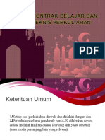 Ketentuan Umum Kuliah Daring