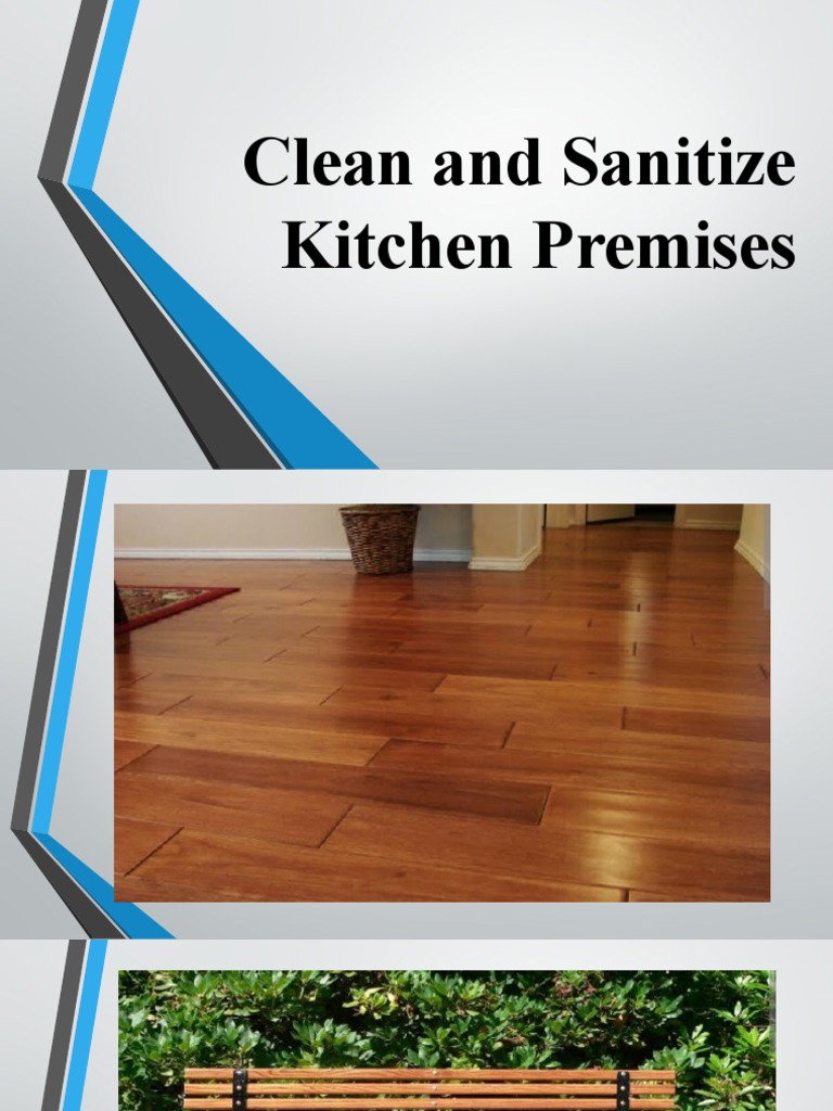 Kitchen Cleaning and Sanitization Guide | PDF | Disinfectant | Water