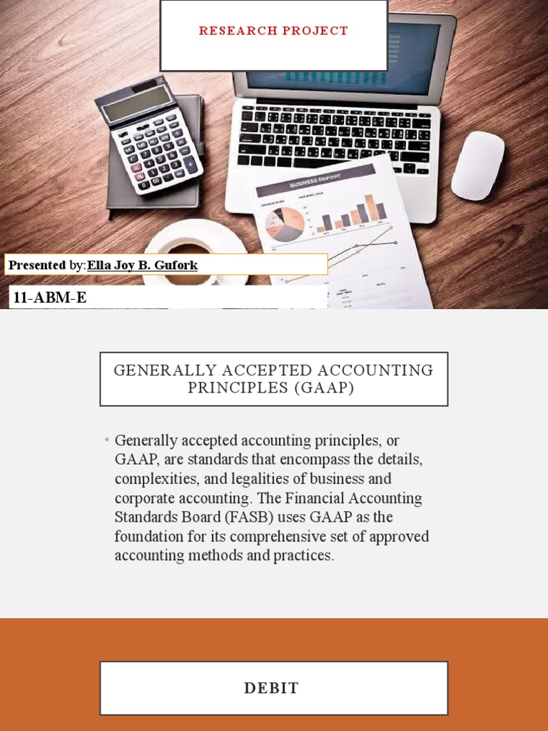 Accounting Principles and Concepts An Overview of Key Terms and
