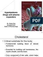 Hypolipidemic Drugs and Plasma Expanders: Dr. Rishi Pal