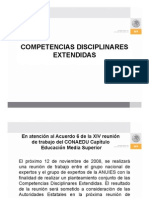 Competencias Disciplinares Extendidas