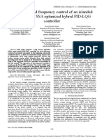 Secondary Load Frequency Control of An Islanded Microgrid by SSA Optimized Hybrid PID-LQG Controller