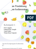 KLP 6 Kegiatan Pendukung Kesiapan Kedaruratan K3