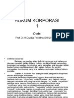 Hukum Korporasi 1