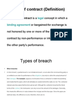 Breach of Contract (Definition) : Legal Binding Agreement