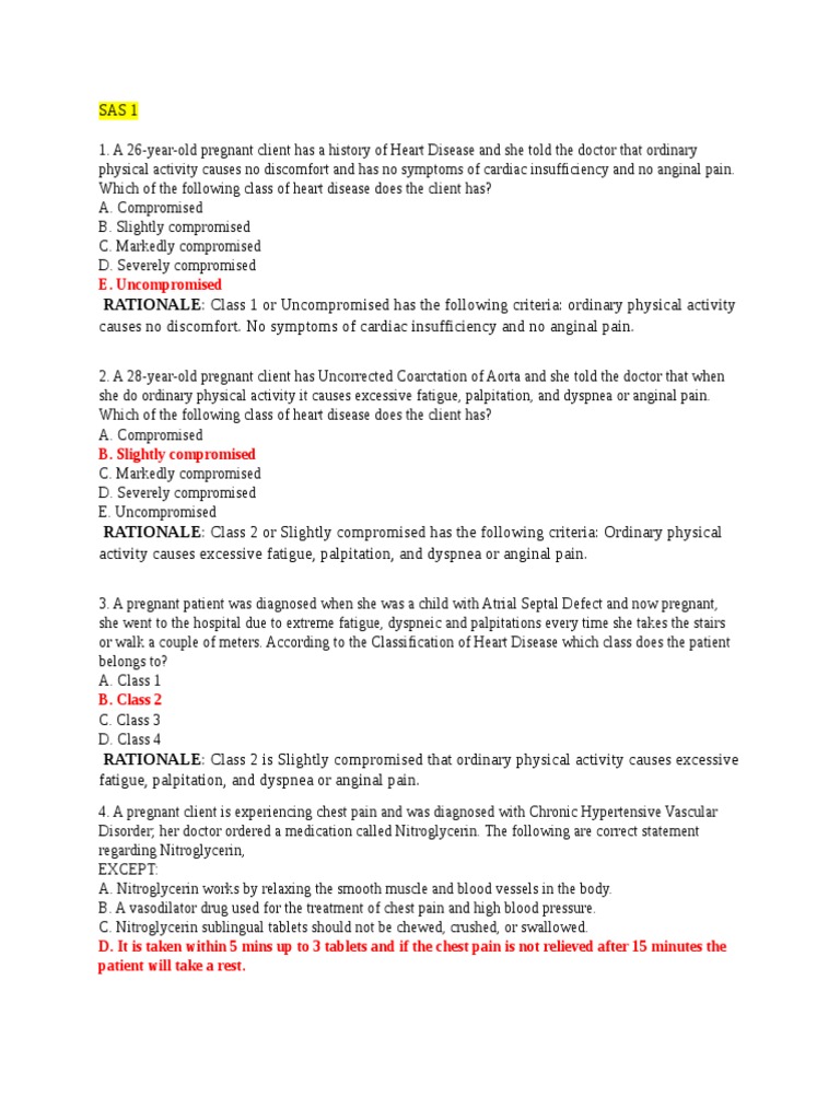 Nur 145 Answer Key PDF Hiv/Aids Miscarriage