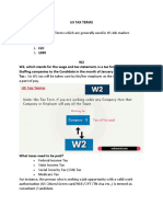 US Tax Terms