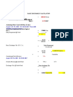 BASIC DISCHARGE CALCULATION TITLE