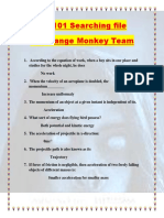 Phy101 Quiz 1 2021 Monkey