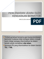 Kendaraan bermotor dan pencemarannya