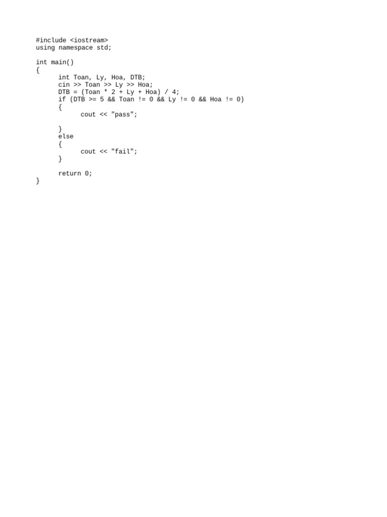 C++ Program for Student Grade Evaluation | PDF