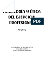 Apunte - Ética y Psicología Del Ejercicio Profesional