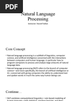 Natural Language Processing Lec 1