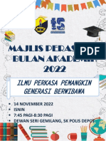 Buku Program Majlis Perasmian Bulan Akademik