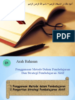 STRATEGI PEMBELAJARAN AKTIF