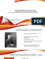 Universidade Federal de Pelotas Linguística Geral