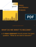 David's Vision Mission Statement Framework