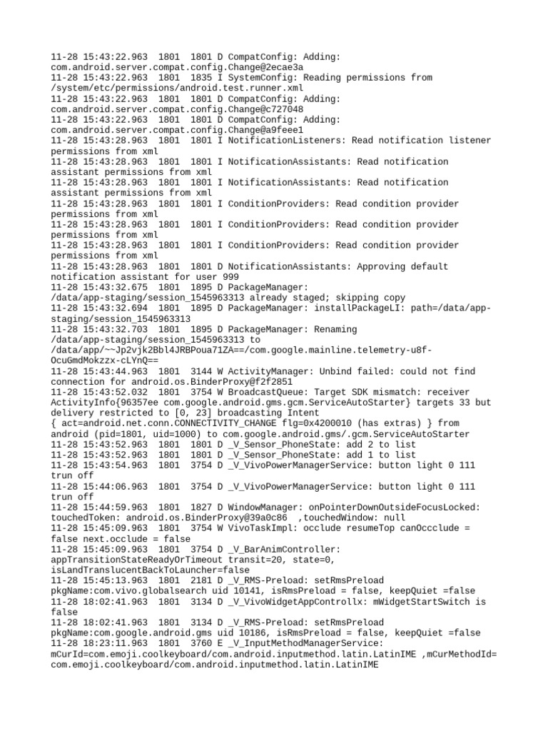 Log | PDF | Business | Computers