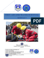 FIRSTAID AND WATERSURVIVAL Mod.5 - 1