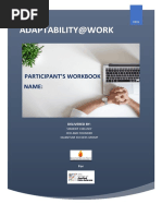 Adaptability@Work Workbook Revised