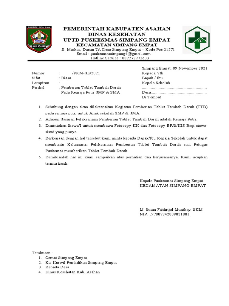 UNDANGAN Ke Sekolah | PDF