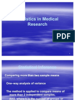 Statistics in Medical Statistics in Medical Research Research