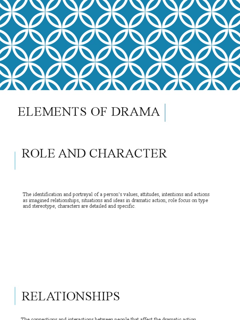 Elements Of Drama Symbol Definition